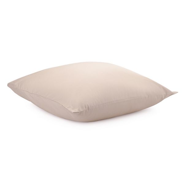 Набор из двух наволочек из сатина бежевого цвета из коллекции essential