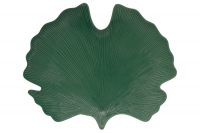 Блюдо-листок гинкго Мадагаскар, зеленое, 35x29 см Easy Life