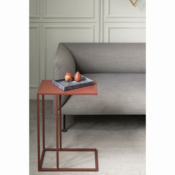 Поднос marm 25х25 см, черный мрамор Bergenson Bjorn