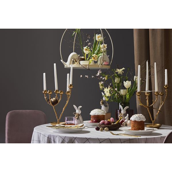 Декор из фарфора white birdie из коллекции essential, 16х8x13 см Tkano