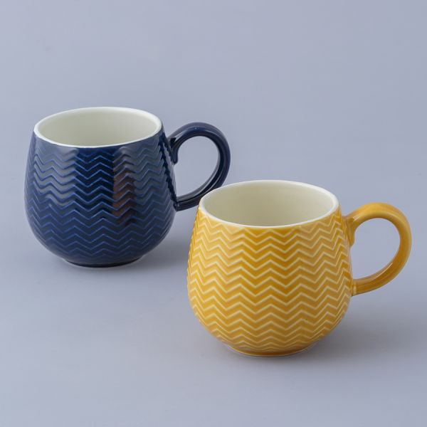 Чашка Embossed 350 мл синяя Mason Cash