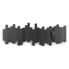 Вешалка Sticks настенная черная