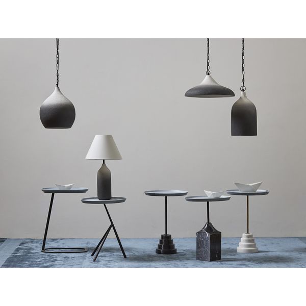 Светильник подвесной sustainable, D33х38 см, черный/белый Bergenson Bjorn