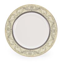 Тарелка закусочная 21 см АККУ Людовик из костяного фарфора