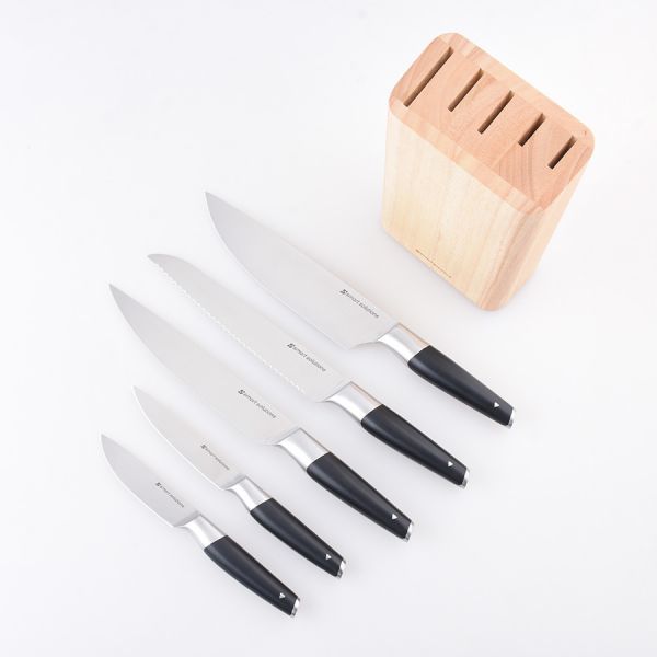 Набор ножей кухонных с подставкой prime, 5 шт Smart Solutions
