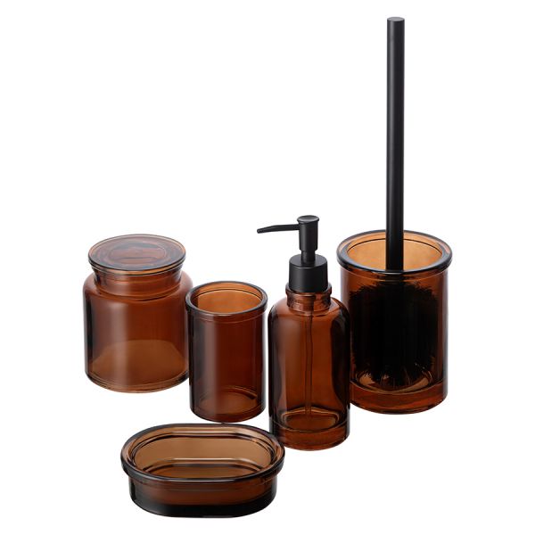 Диспенсер для жидкого мыла amber, темно-янтарный Bergenson Bjorn Bath
