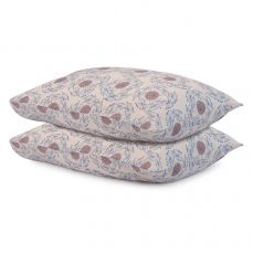 Набор из двух наволочек из сатина с принтом 'Воздушный цветок' из коллекции prairie 50х70 см