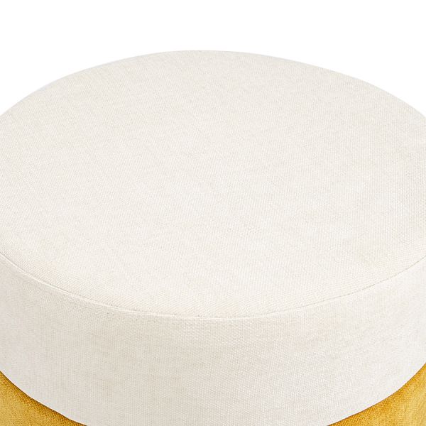 Пуф norunn, шенилл, желто-коричневый Bergenson Bjorn