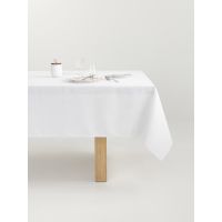 Скатерть 160х160 см, полиэстер, бело-серебристая, Floe