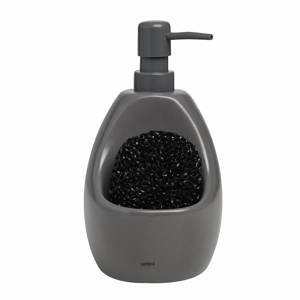 Диспенсер для мыла Joey с подставкой для губки графит