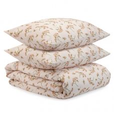 Комплект постельного белья из сатина с принтом 'Степное цветение' из коллекции prairie 150х200 см