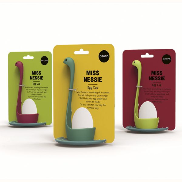 Держатель для яйца ototo miss nessie фиолетовый