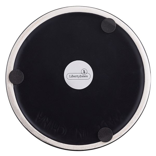 Горшок цветочный rhombus, 12,5 см, матовый черный Liberty Jones