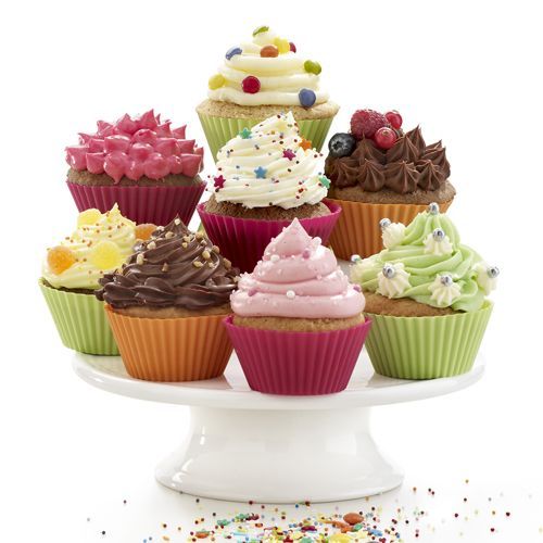 Набор детский Капкейки ( 6 силиконовых формочек для кексов + декоратор декомакс)     (6) (1 200)     3000004SURM017