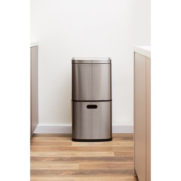 Контейнер мусорный с 2-мя отделениями smart bin, сенсорный, 60 л Smart Solutions