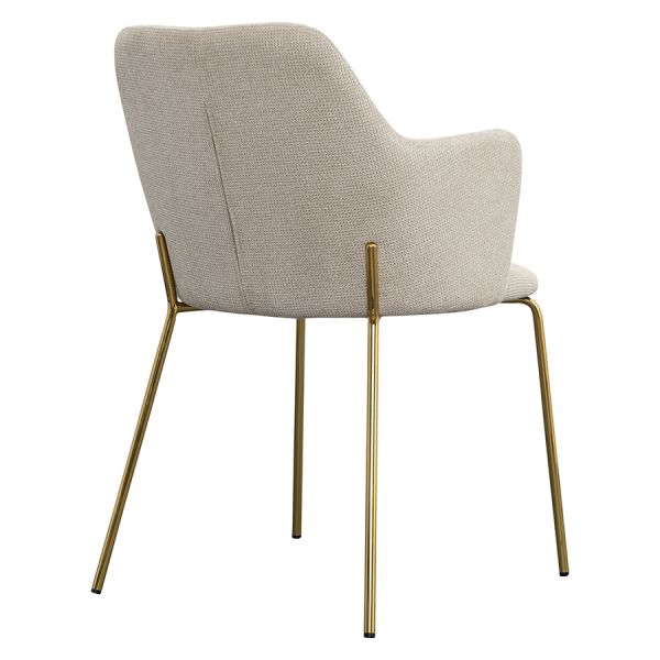 Стул dwight, фактурный шенилл, светло-бежевый Bergenson Bjorn