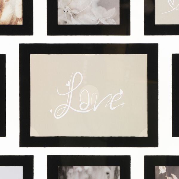 Рамка для фотографий pleasant moments, 57х57 см, белая/черная Bergenson Bjorn