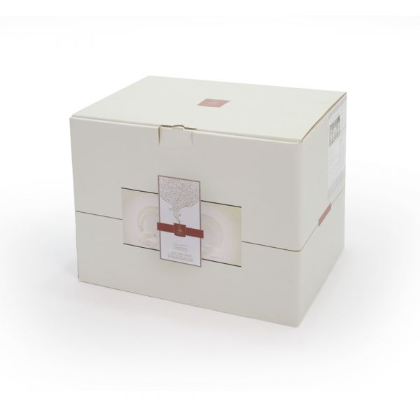 Чайный сервиз АККУ Дионис-Грей из костяного фарфора на 6 персон 15 предметов