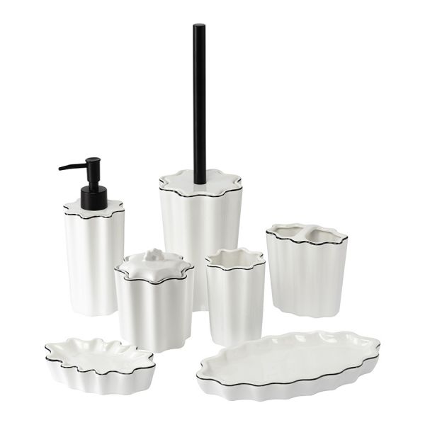 Подставка для ванных принадлежностей camellia, белая Bergenson Bjorn Bath
