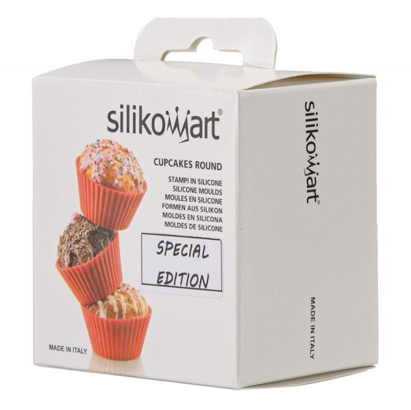 Набор из 6 силиконовых форм для приготовления кексов cupcake