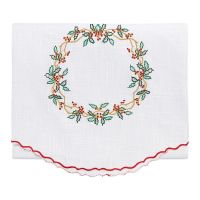 Дорожка на стол festive wreath из коллекции new year essential, 45х150 см Tkano