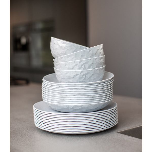 Тарелка обеденная club organic 26 см синяя