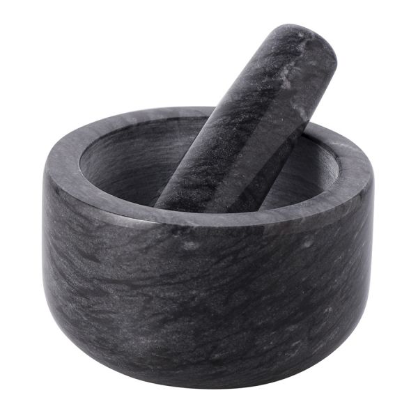 Ступка marm, 12.7х7.6 см, черный мрамор Liberty Jones
