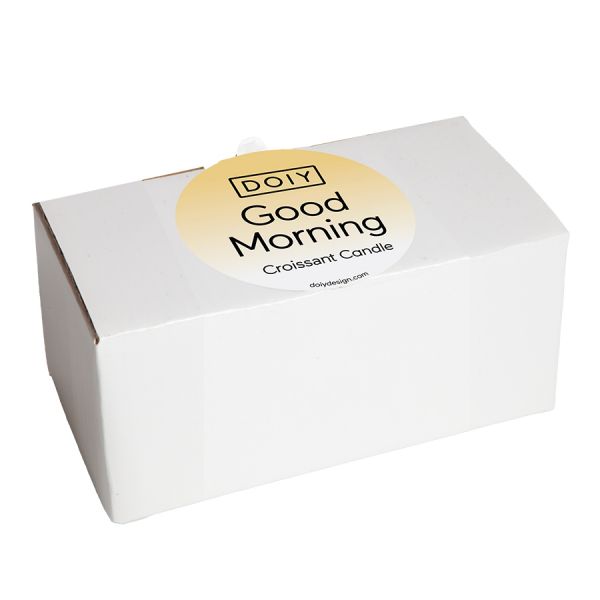 Свеча 3-d good morning, croissant, 8.9 см Doiy
