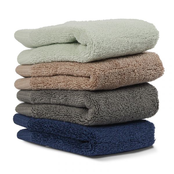 Полотенце для лица мятного цвета из коллекции Essential 30х30 см Tkano