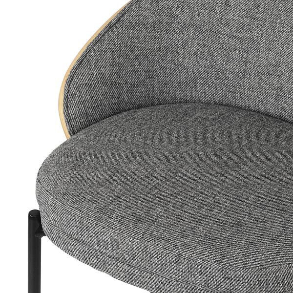 Стул барный cloud, рогожка, грифельно-серый Bergenson Bjorn