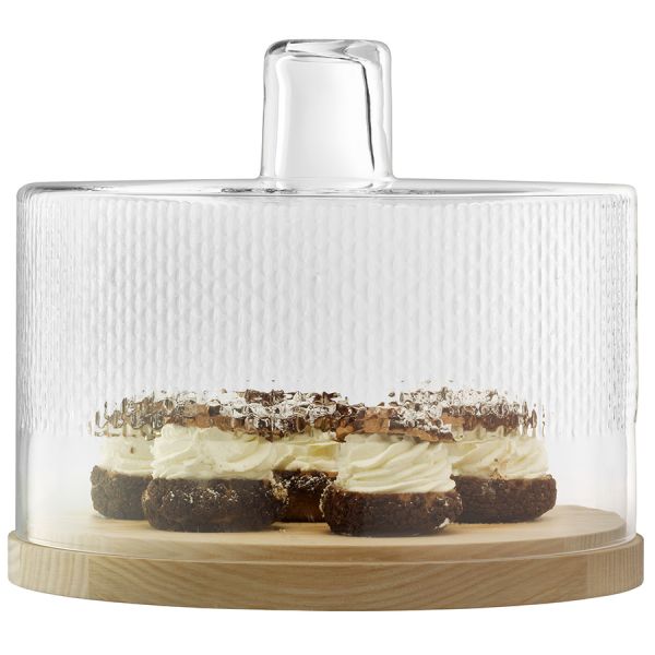 Блюдо сервировочное с крышкой wicker 29 см