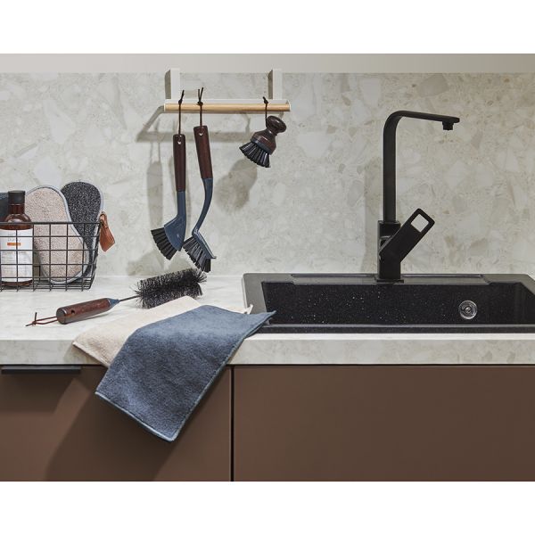 Набор салфеток из микрофибры cozy clean, 30х30 см, бежевые, 3 шт Smart Solutions