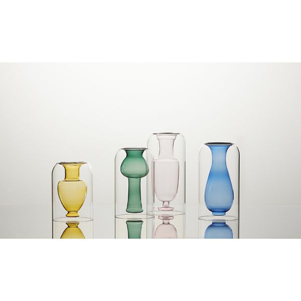 Ваза muse 20 см, янтарная Bergenson Bjorn