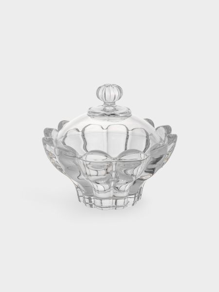 Емкость для хранения 17х15 см, 560 мл, с крышкой, стекло, Clarinet
