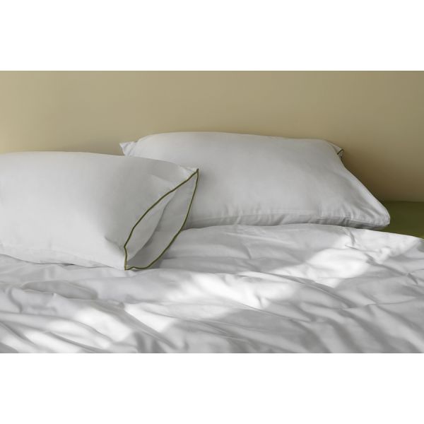 Набор наволочек из сатина из коллекции meditation, olive, 70х70 см Tkano