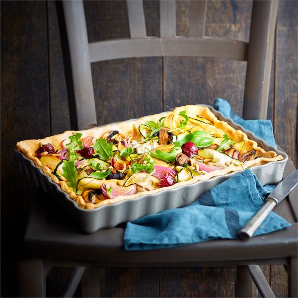 Форма для пирога прямоугольная, 24х34 см, (цвет: прованс)     (3) (216)     906038