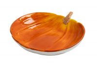 Блюдо 23 см, керамика, оранжевое, Тыква, Bright pumpkin ANNA LAFARG