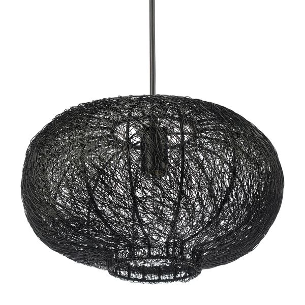 Светильник подвесной vinger, D20х37 см, черный Bergenson Bjorn