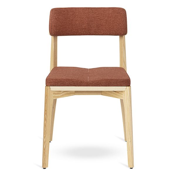 Стул aska, рогожка, ясень/терракота Latitude