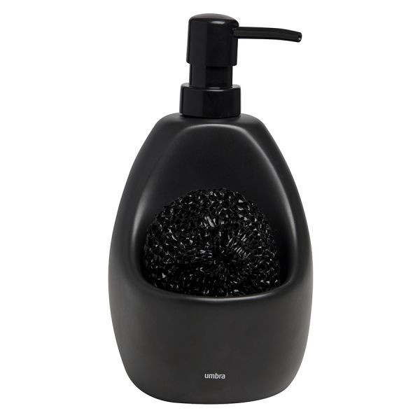 Диспенсер для мыла с подставкой для губки Joey черный