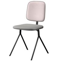 Стул ror, y, велюр, черный/серо-голубой/розовый Latitude