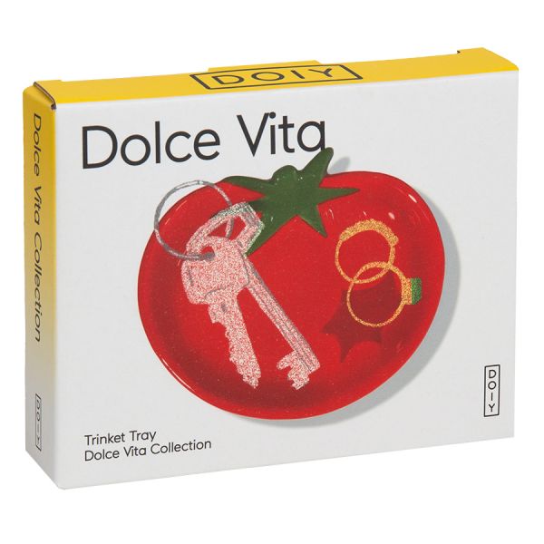 Поднос декоративный для украшений dolce vita,tomat, 9х11х1.5 см Doiy
