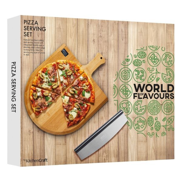 Набор для пиццы World of Flavours Italian KITCHEN CRAFT 