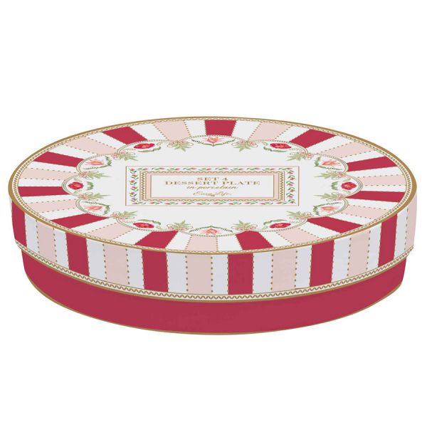 Набор десертных тарелок flowery, 19 см, 4 шт Easy Life