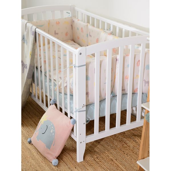 Комплект постельного белья из сатина с принтом animalia world из коллекции tiny world 150х200 см