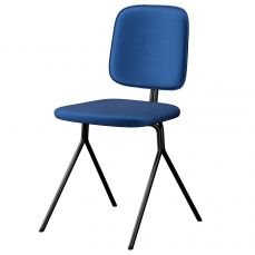 Стул ror, y, велюр, черный/темно-голубой Latitude