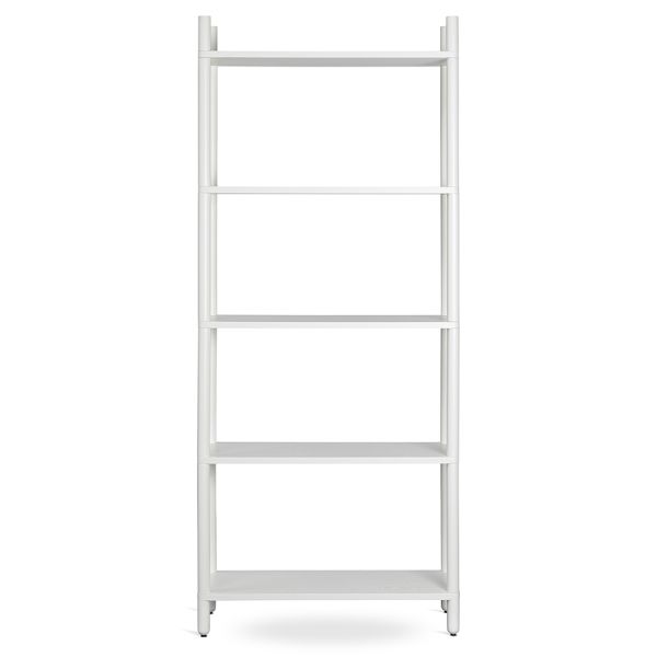 Стеллаж saga set001 5 полок 92х33х222 см белый Latitude