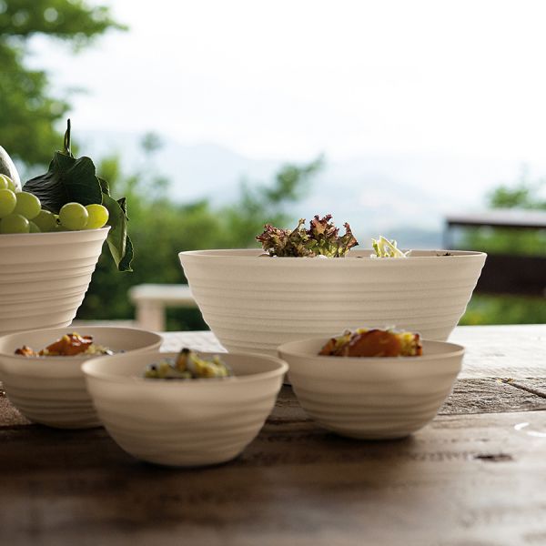 Миска Tierra 25 см молочно-белая Guzzini