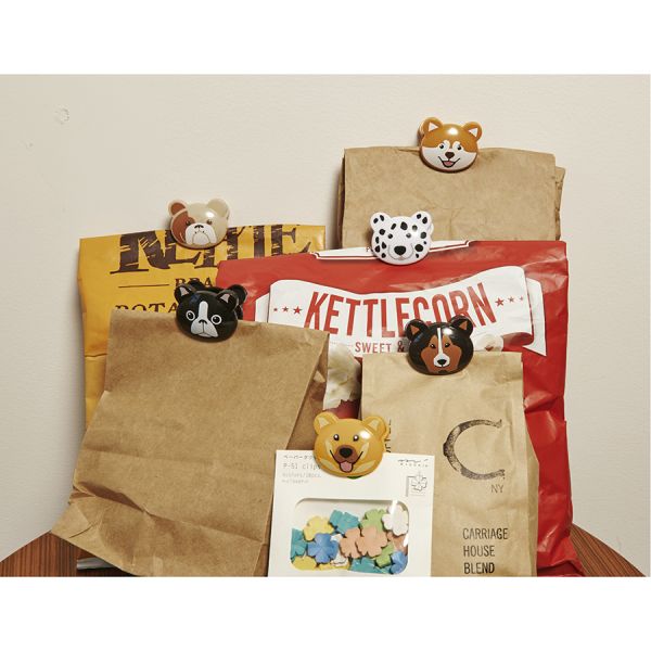 Набор зажимов для пакетов doggie 6 шт