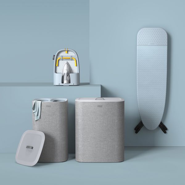 Корзина для белья tota™ 90 л серая